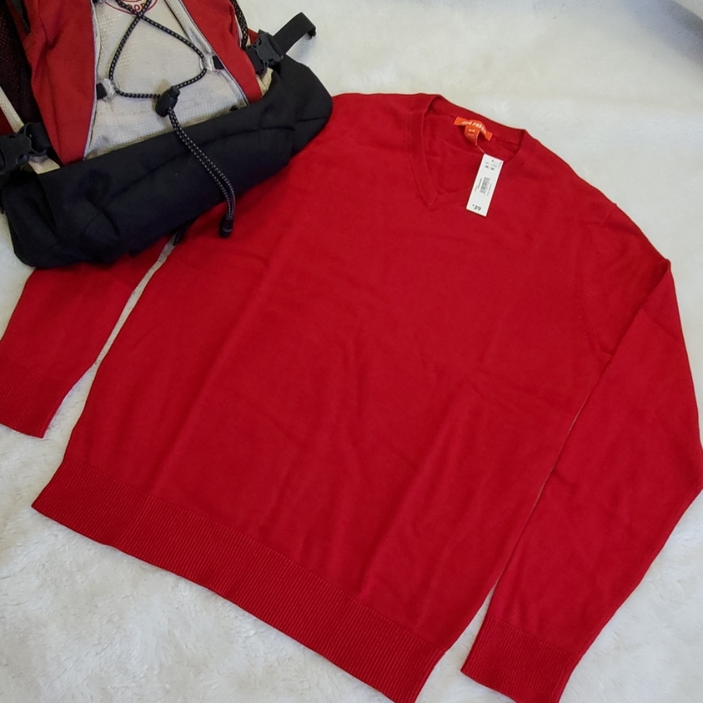 NEW Mens V Neck Sweater
